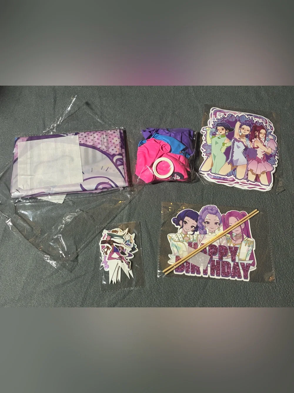 NEW Kpop Demon Hunters Birthday Party Supplies